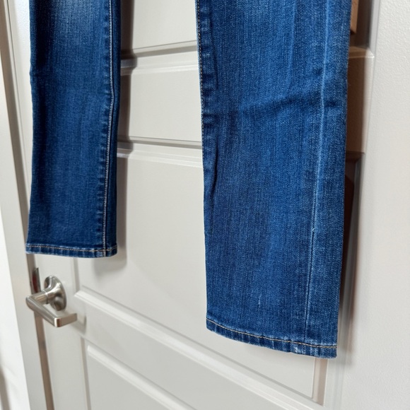 TREASURE & BOND | Skinny Fit Distressed Patched Blue Jeans Size 26W - Picture 8 of 9